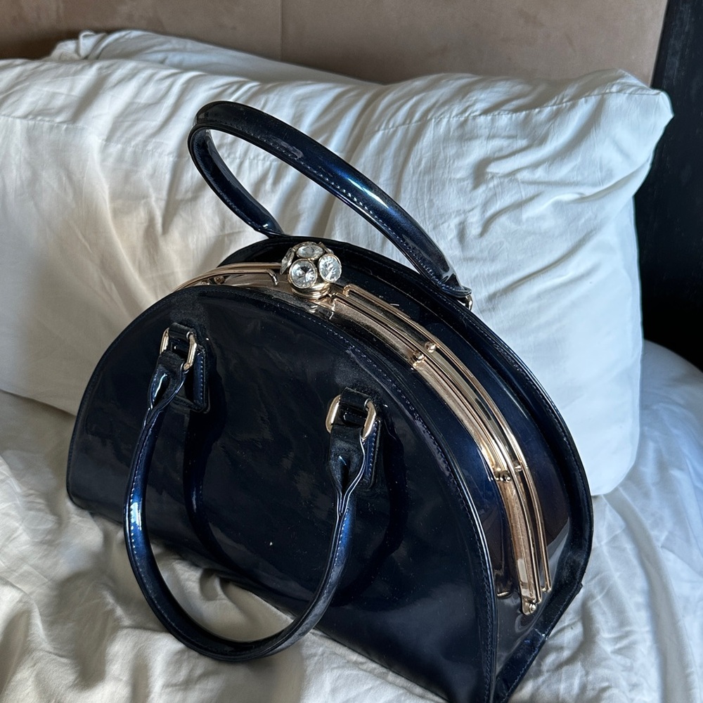 Elegant Navy Handbag